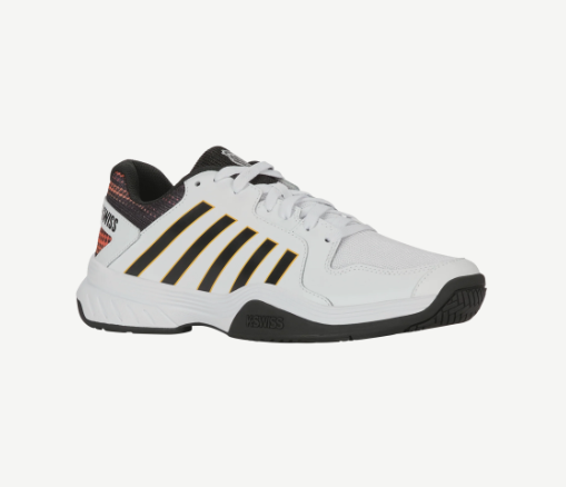 K Swiss Men's Court Express Pickleball - WHITE/DUBARRY/DAFFODIL