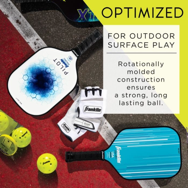 X-40 Outdoor Pickleballs 3 Pack
