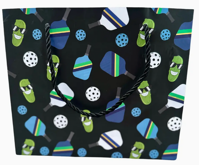 Pickleball Gift Bag - Black