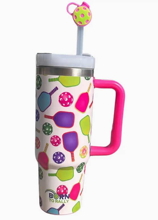 30oz Tumbler - Cup w/Straw