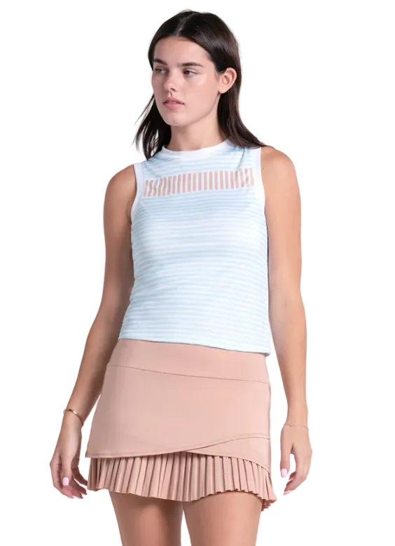 Lucky In Love Riviera Stripe Muscle Tank