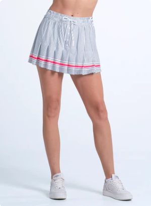 Lucky In Love High Waisted Glow Stripe Skirt