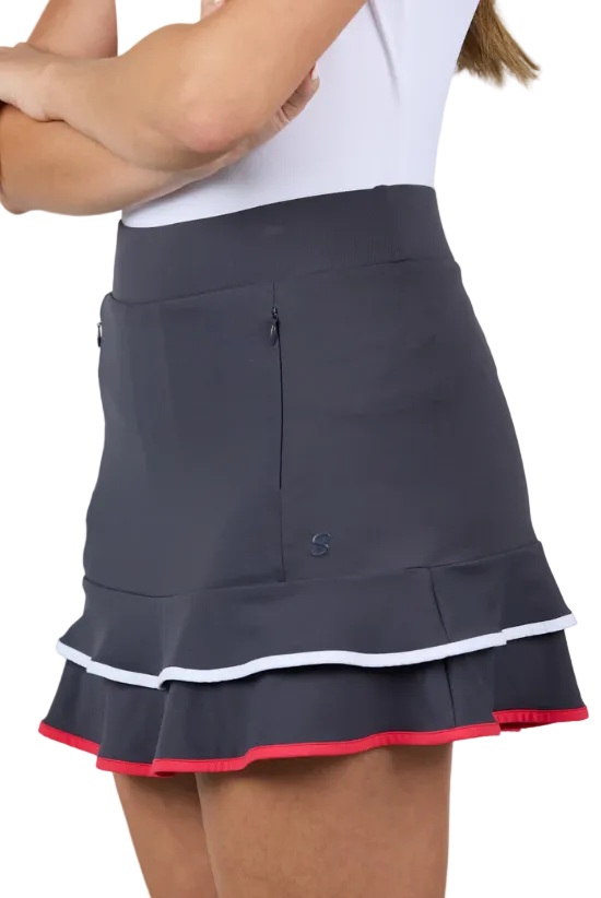 Sofibella 15" Skort - Berry Fusion
