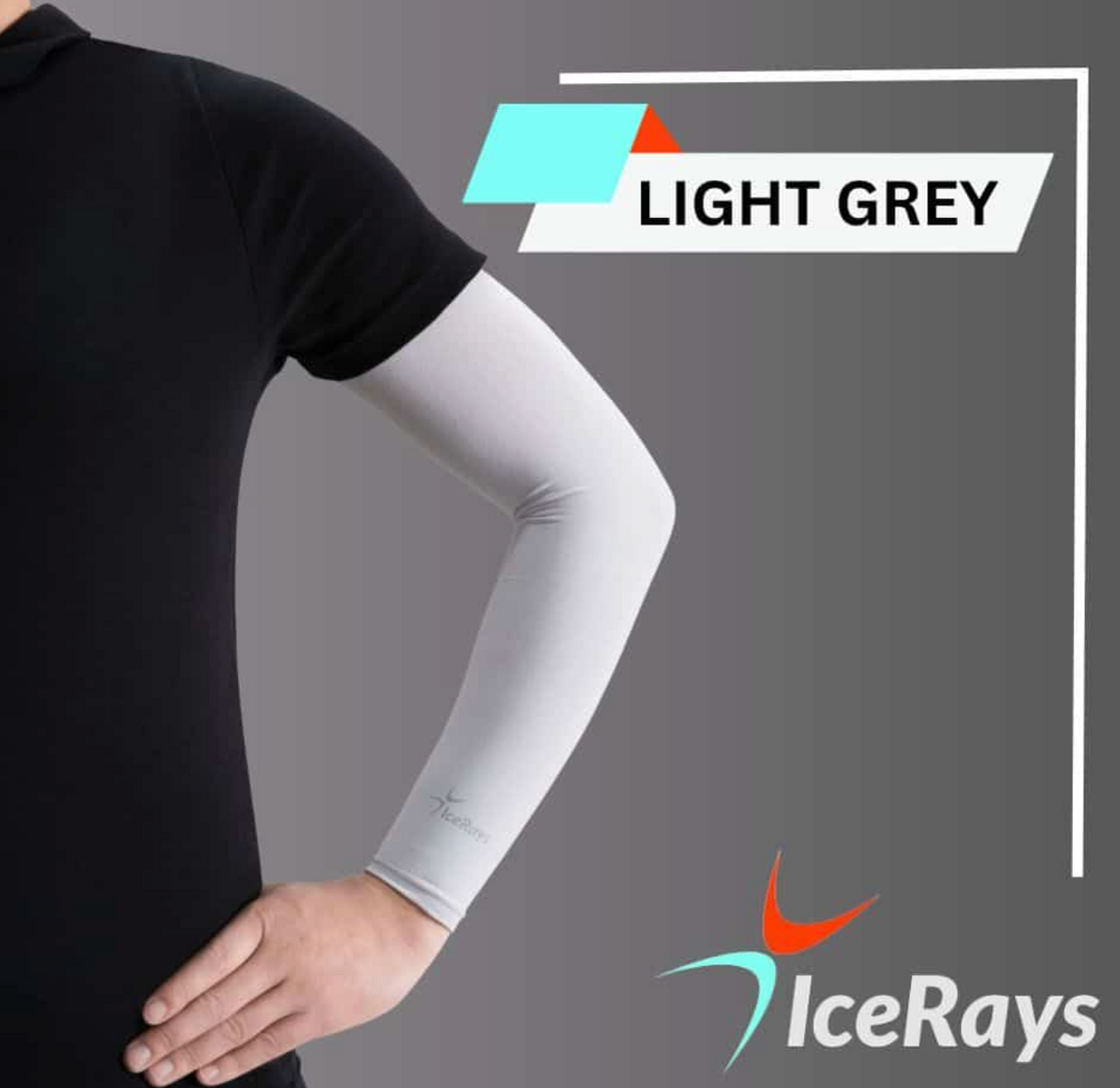 IceRays Single Pair SPF 50+ UV Arm Sleeves - Cooling Sun Protection Sleeves