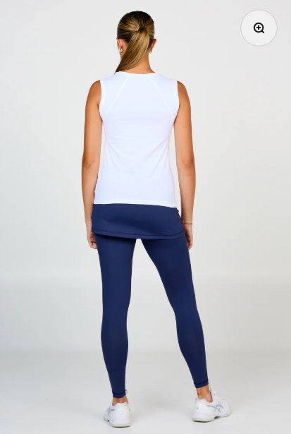 Sofibella UV Colors Sleeveless Top - White