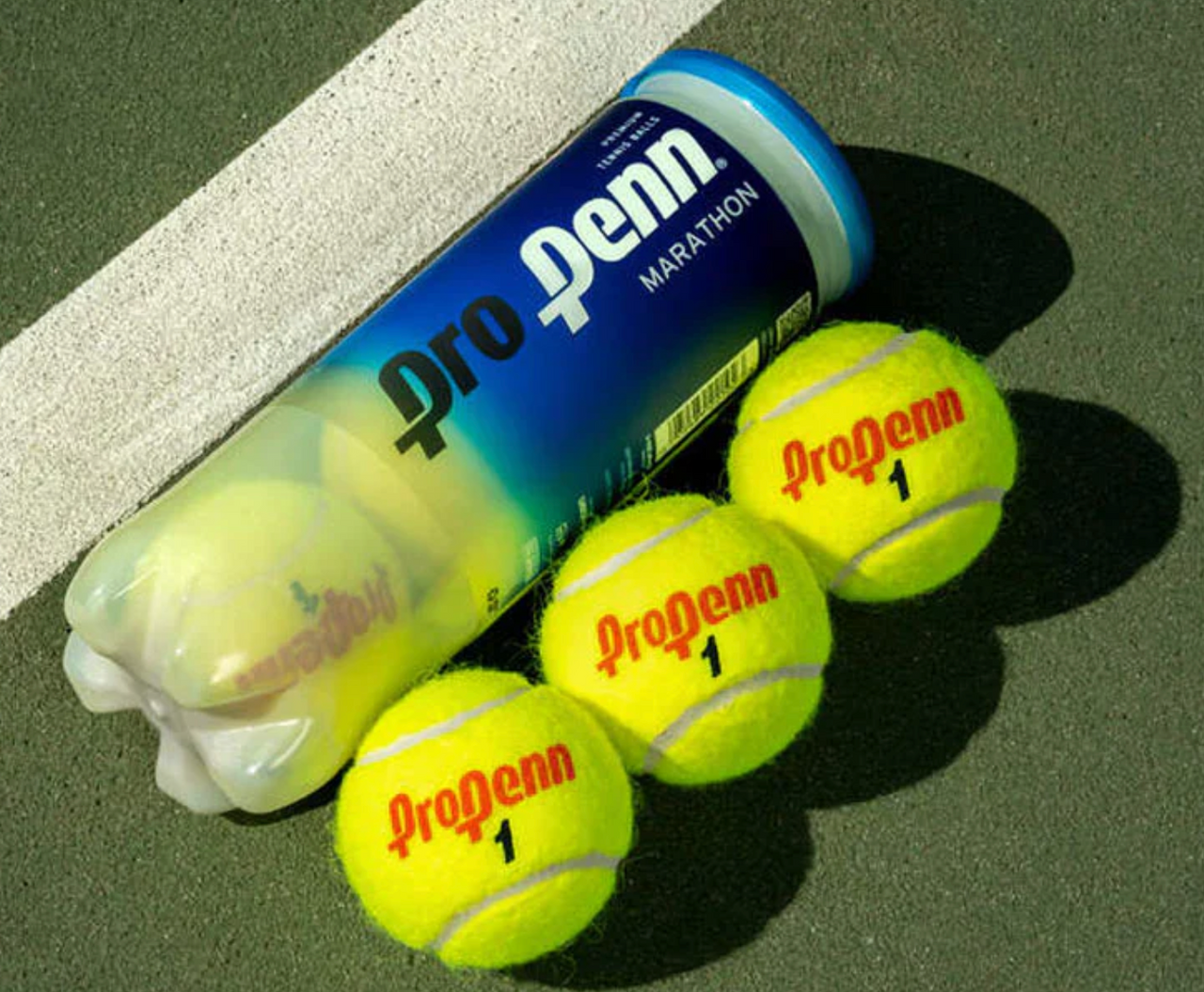 Pro Penn Marathon Regular Duty Tennis Balls (3 Ball Can)