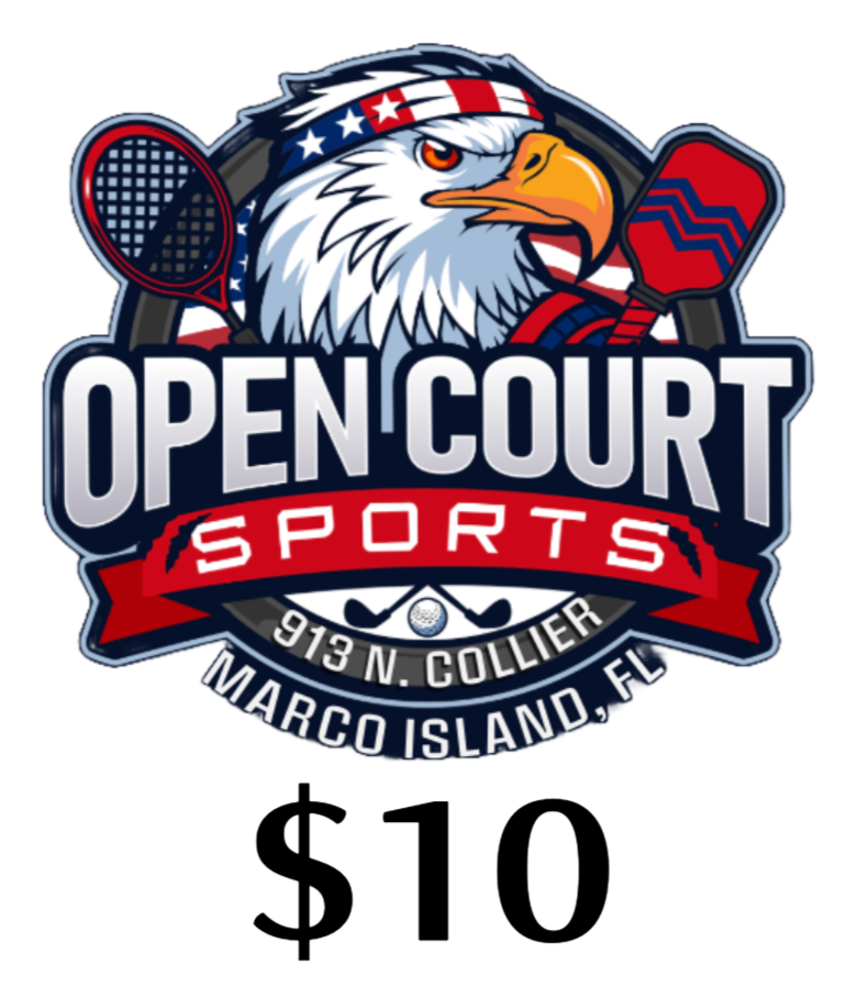 Open Court Sports Gift Card - $10 / $25 / $50 / $100 / $250